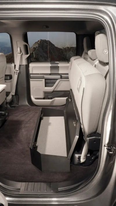 Tuffy Underseat Lockbox 2/3 Length W/ Keyed Lock For Ford Fseries Supercrew - Tuffy Products