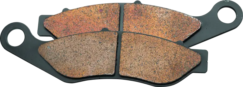 Four organic brake pads with mounting hardware for Twin Power 14 Up Trike Models