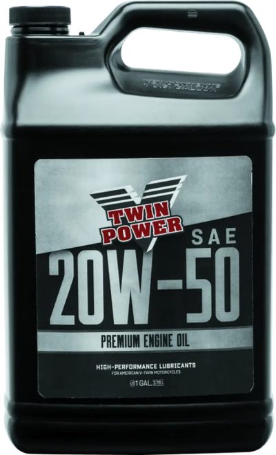 Black Jug of Twin Power 20W50 Premium Oil Gallon for Engine Lubrication
