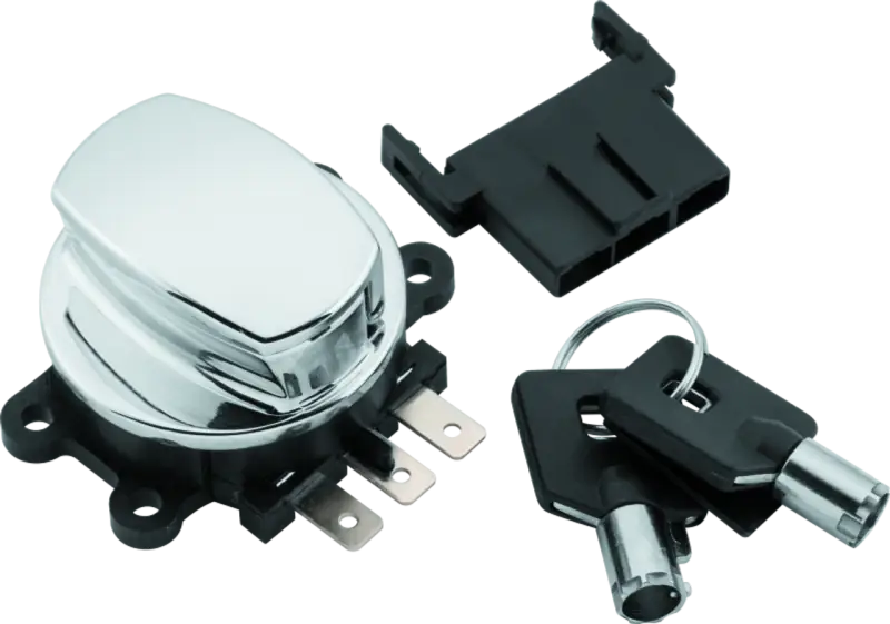 Twin Power 36-72 FL Chrome Fat Bob Style Ignition Switch - 492237 - Interior Accessories