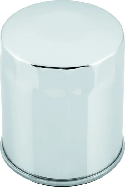 Shiny chrome oil filter for Twin Power 80-99 BT Exc Twin Cam Harley Davidson