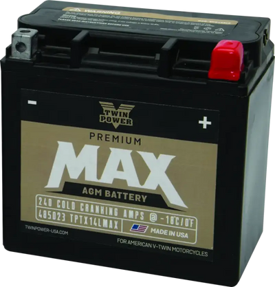 Twin Power GYZ-16HL Premium MAX Battery Replaces H-D 65958-04 Made in USA - RV and Auto Parts