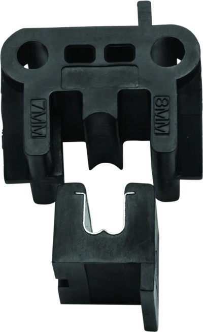 Black plastic mounting bracket for Twin Power Ignition Wire Crimping Tool 7-8 mm