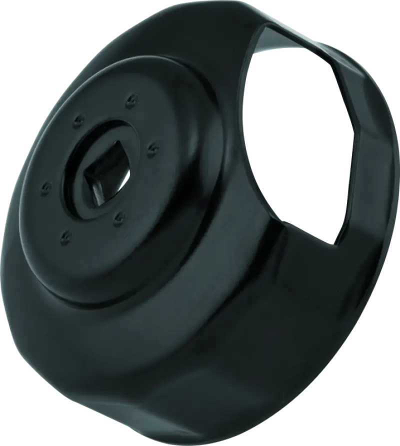 Black oil filter wrench for Twin Power Oil and Power Oil Filters, 76mm cutout