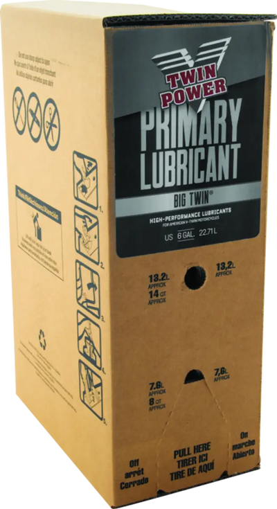 Twin Power Primary Lube box for easy use in Twin Power primary systems