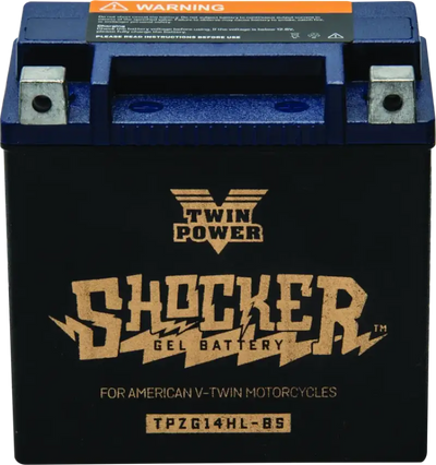 Twin Power YTX-14L Shocker Gel Battery Replaces H-D 65958-04 - RV and Auto Parts