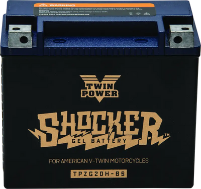 Twin Power YTX-20H Shocker Gel Battery Replaces H-D 65991-82B - 781233 - Batteries Starting & Charging