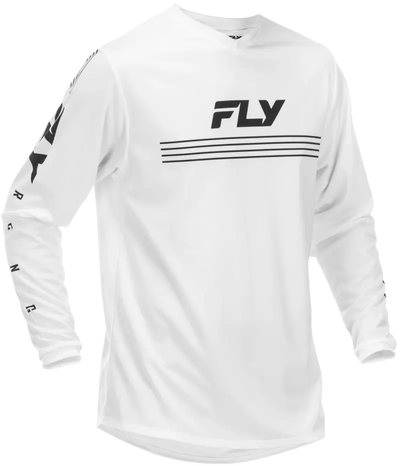 Universal Jersey White/Black Lg - FLY RACING