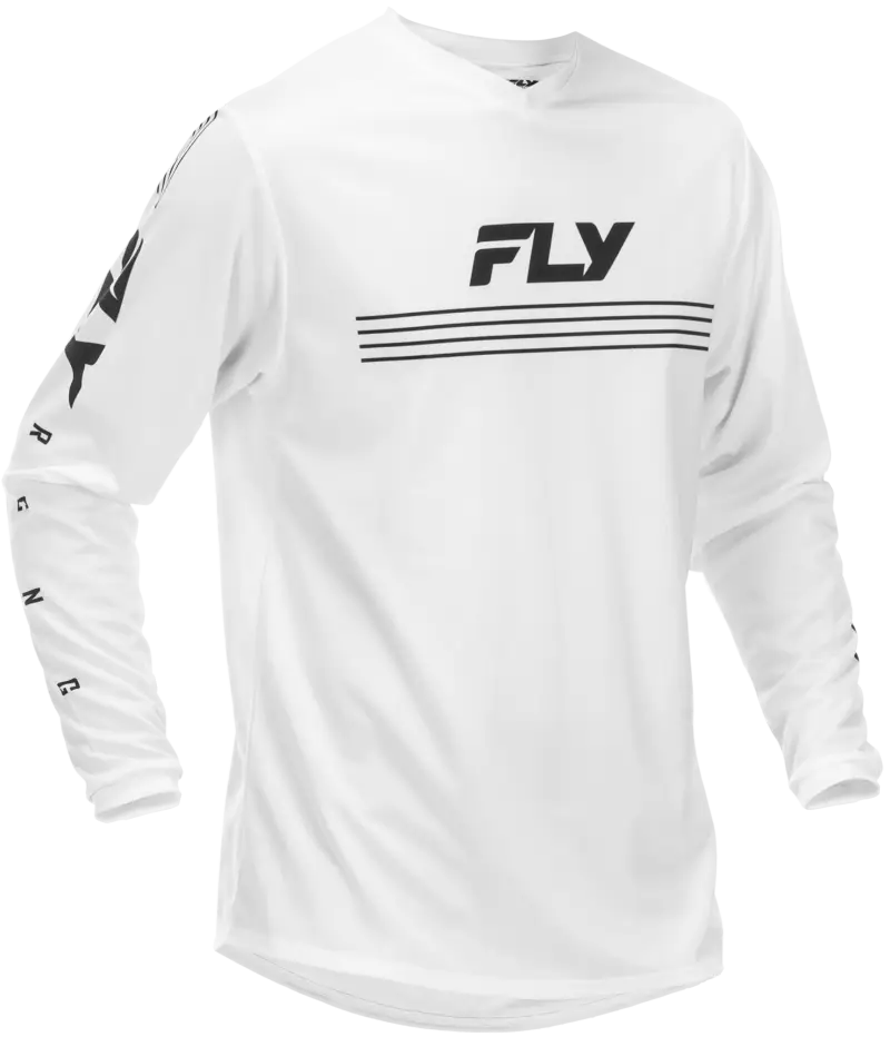 Universal Jersey White/Black Lg - FLY RACING