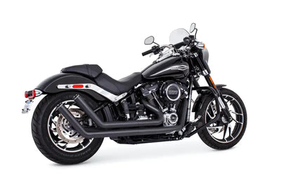 FREEDOM Upsweep W/Star End Cap Black M8 Softail for Powersports