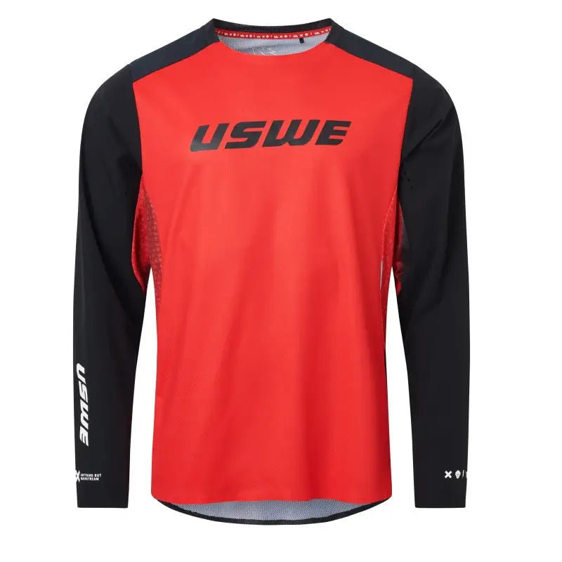 USWE Lera Off-Road Jersey Adult Flame Red - Large - 80951001400106