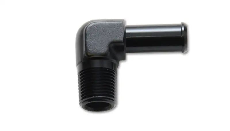 Vibrant 1/2 NPT to 5/8in Barb Straight Fitting 90 Deg Adapter - Aluminum, ideal for RV, automotive, powersports, off-road, marine, and truck applications, engineered from 6061 aluminum for smooth flow and anti-leak seal, Fabrication, AVADA - Best Sellers