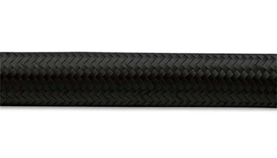Vibrant Vibrant -12 AN Black Nylon Braided Flex Hose (5 foot roll)