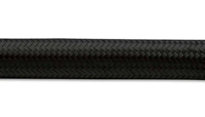 Vibrant -12 AN Black Nylon Braided Flex Hose (5 foot roll) 