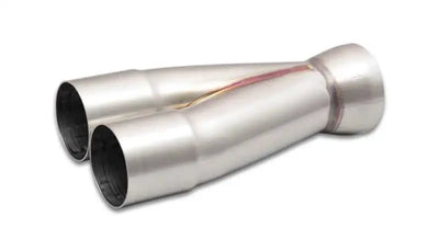 Vibrant Vibrant 2-1 SS Merge Collectors (2in Inlet Slipover ID 2-1/2in Outlet OD) - Sold Individually