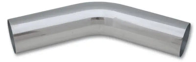Vibrant 3.25in O.D. Universal Aluminum Tubing (45 Degree) 3.25’’ CLR 5’’ Leg Length - Truck & Automotive