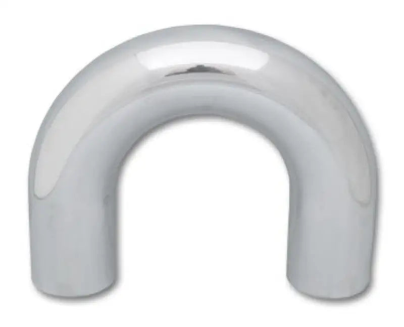 Vibrant 3.5in O.D. Universal Aluminum Tubing (180 degree Bend) - Polished - Truck & Automotive