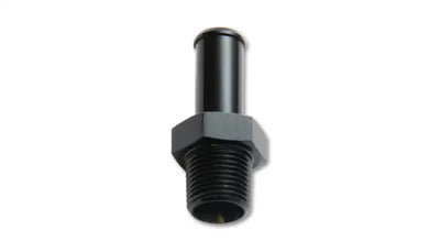Black metal threaded hose fitting adapter fitting with 8in NPT and 16in barb for plumbing