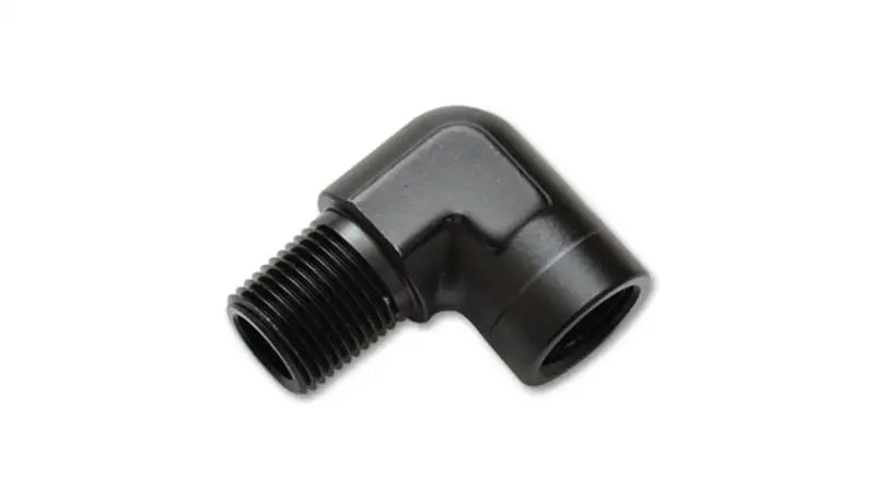Vibrant 3/8in NPT Female to Male 90 Degree Pipe Adapter Fitting - Truck & Automotive