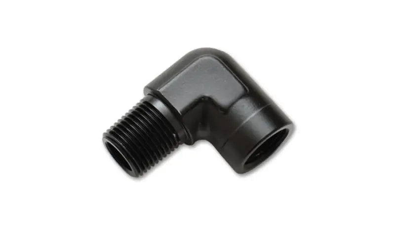 Vibrant 3/8in NPT Female to Male 90 Degree Pipe Adapter Fitting - Truck & Automotive