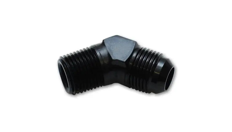 Vibrant -4AN to 1/8in NPT 45 Degree Elbow Adapter Fitting - Truck & Automotive