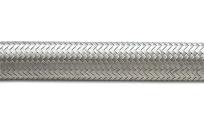 Vibrant Vibrant -6 AN SS Braided Flex Hose (5 foot roll)