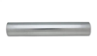 Vibrant .75in O.D. Universal Aluminum Tubing (18in Long Straight Pipe) - Polished 