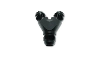Vibrant -8AN x -6AN Y-Adapter Fitting - Aluminum - Truck & Automotive