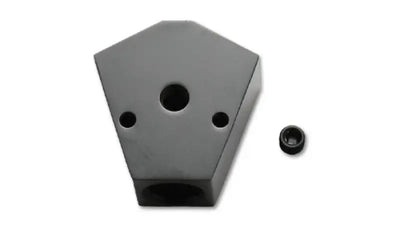 Vibrant Billet Aluminum Y-Block Fitting with 1/8in NPT Port - 1/2in NPT x 1/2in NPT x 1/2in NPT - 10822