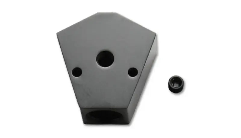 Vibrant Billet Aluminum Y-Block Fitting with 1/8in NPT Port - 1/2in NPT x 1/2in NPT x 1/2in NPT - 10822