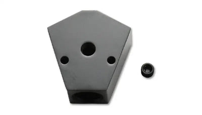 Vibrant Billet Aluminum Y-Block Fitting with 1/8in NPT Port - 1/2in NPT x 1/2in NPT x 1/2in NPT - 10822