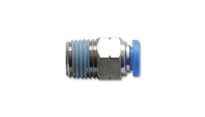 Vibrant Male Straight Pneumatic Vacuum Fitting 1/8in NPT Thread for 1/4in 6mm OD tubing, ideal for RV, Automotive, Powersports, off-road, marine, exterior, truck accessories, interior, truck bed, RV parts, Truck & Automotive, Fabrication, AVADA - Best Sellers