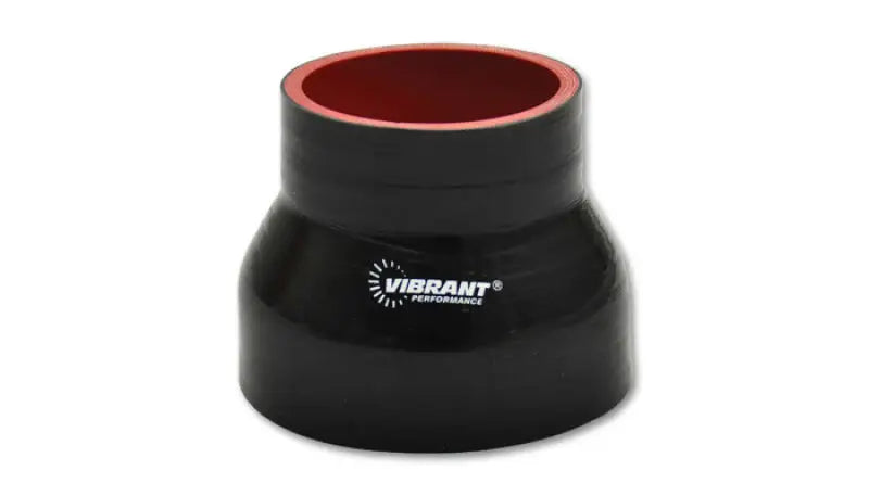 Vibrant Silicone Reducer Coupler 4.50in ID x 3.00in ID x 3.00in Long - Black - 19740