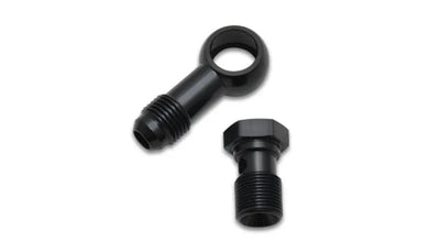 Vibrant Vibrant Single -4AN 7/16-24 Aluminum Male Banjo Adapter Assembly