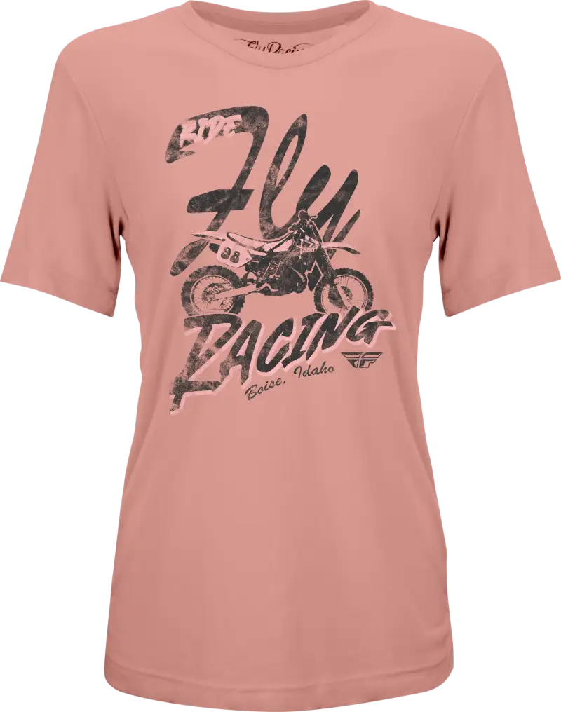 Fly Women's Vintage Tee Pink Md - FLY RACING