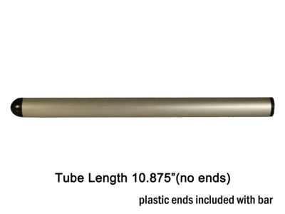 Vortex Racing Clip-On Standard Bar 10.875 Length- Silver - Vortex Racing