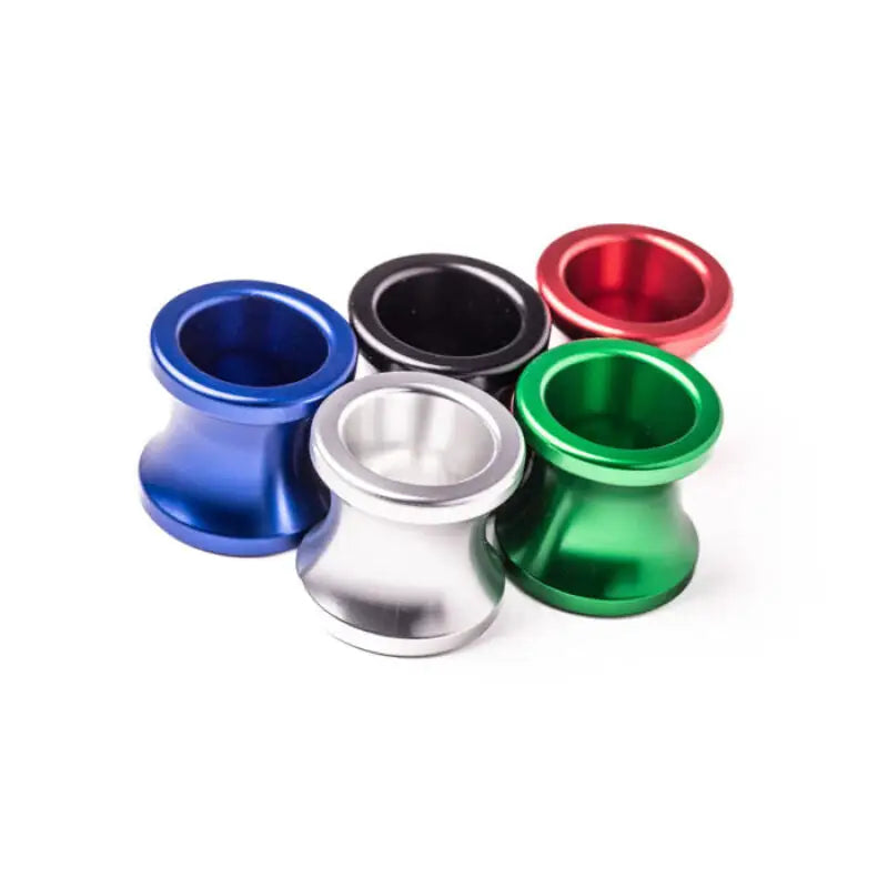 Colorful metal vortex racing swingarm spools for racing swingarm bikes in black