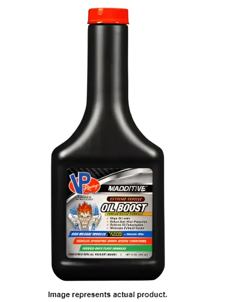 Black bottle of Oil Boost for VP6100102 VP Fuel Extreme Service to boost engine power