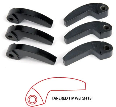 W-1 Hypershift Tapered Tip Machined Weights 3/Pk 82.5g 