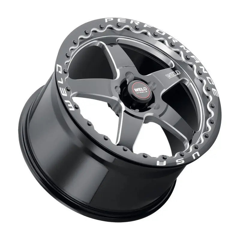 Weld 17x10 Ventura Beadlock 5x120 ET45 BS7.25 Gloss BLK MIL DIA 78.1 - Truck & Automotive