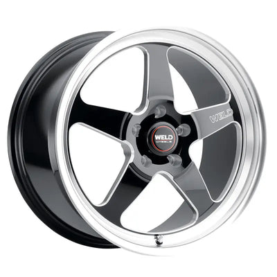 Weld 20x9.5 Ventura 6 6x135 ET28 BS6.375 Gloss BLK MIL DIA 87.1 - Truck & Automotive