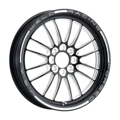 Weld Weld Tuner Import 15x3.5 / 4x100mm BP / 2.25in. BS 1-Piece Black Wheel