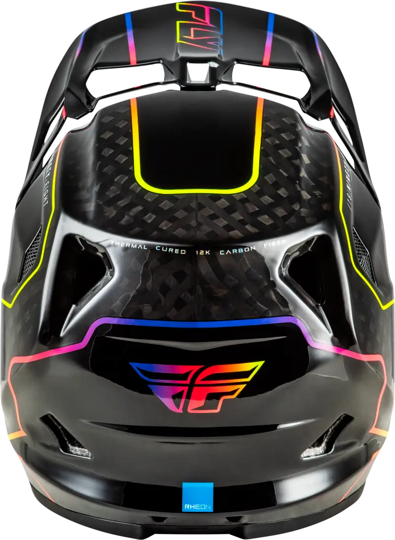 Werx R Flow Carbon Helmet Black Carbon/Black/Multi Md - FLY RACING