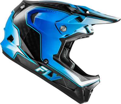 Werx R Flow Carbon Helmet Black Carbon/Blue/White Lg - FLY RACING