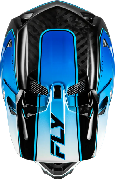 Werx R Flow Carbon Helmet Black Carbon/Blue/White Xs - FLY RACING