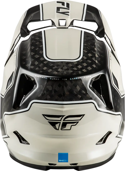 Werx R Flow Carbon Helmet Black Carbon/Grey Sm - FLY RACING