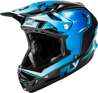 Werx R Flow Carbon Helmet Black Carbon/Blue/White Xl - FLY RACING