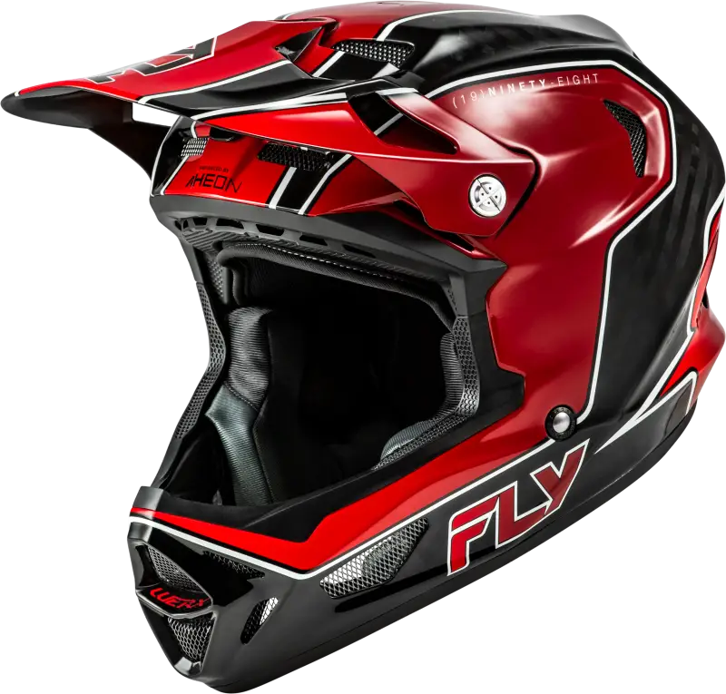 Werx R Flow Carbon Helmet Black Carbon/Red Xl - FLY RACING