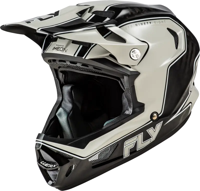 Werx R Flow Carbon Helmet Black Carbon/Grey Xl - FLY RACING