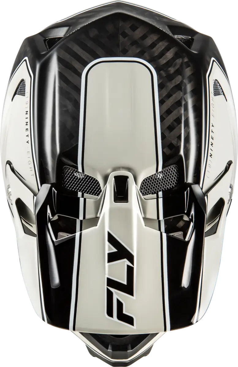 Werx R Flow Carbon Helmet Black Carbon/Grey Md - FLY RACING